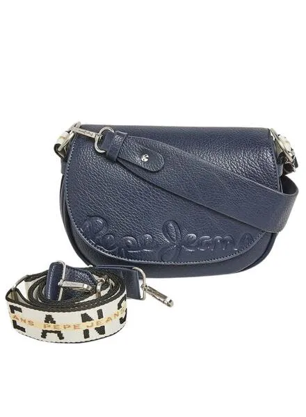 Bandolera Pepe Jeans Crisha Marino Para Mujer