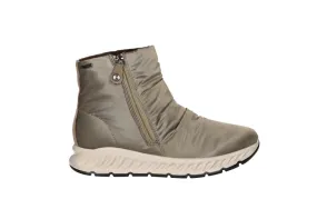 Botin Cremallera Taupe Impermeable (imactex) Piso Beige