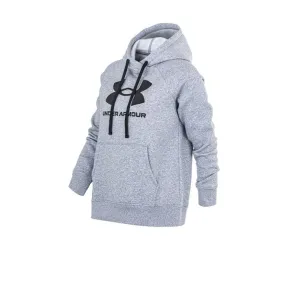 Buzo Con Capucha Under Armour Logo Mujer Gris