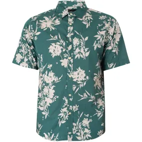 Camisa Floral De Manga Corta