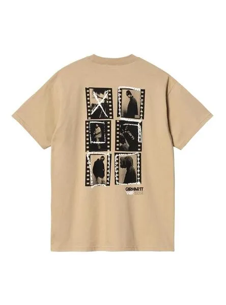 Camiseta Carhartt Contact Sheet Tostado Para Hombre