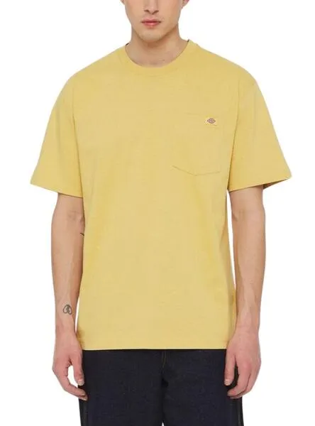 Camiseta Dickies Luray Pocket Amarillo Para Hombre