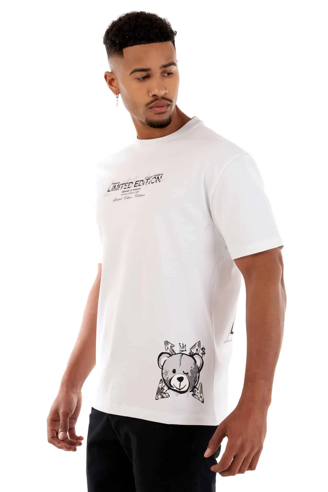 Camiseta GEORGE V - GV10057 WHT/BLACK