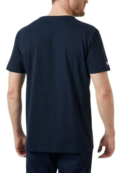 Camiseta Helly Hansen Shoreline Marino Para Hombre