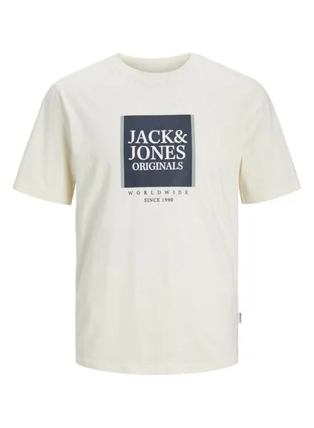 Camiseta Jack and Jones Lafayette Amarillo Para Hombre