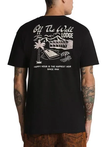 Camiseta Vans Lodge Negro para Mujer y Hombre