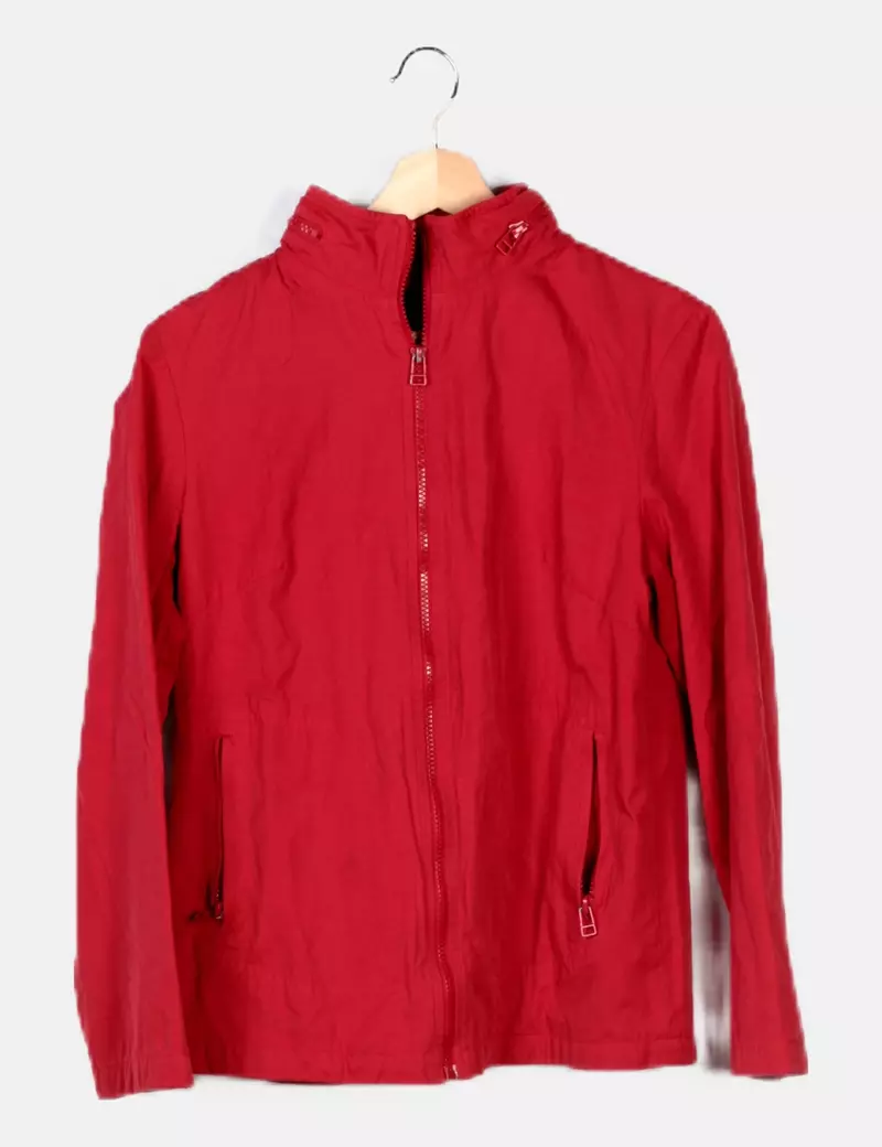 Easy Wear Impermeable rojo casual