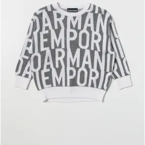 EMPORIO ARMANI MAGLIA CON LETTERING ALL OVER Art. 6L4M59