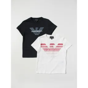 EMPORIO ARMANI SET 2 T-SHIRT CON LOGO AQUILA Art. 3R4DJ2