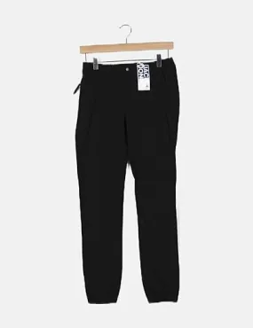 Jack & Jones Pantalón negro impermeable