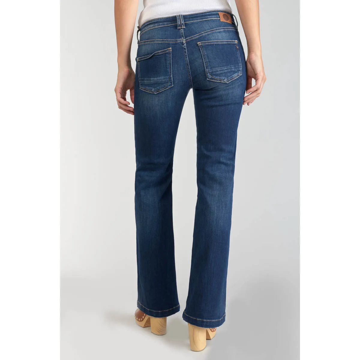 Jeans flare flare, largo 34