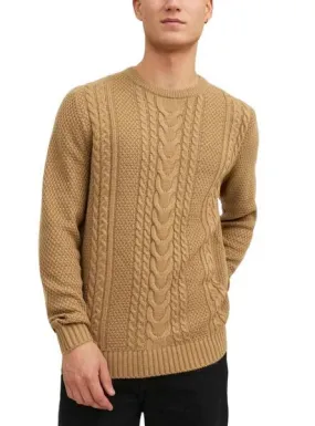 Jersey Jack and Jones Craig Knit Tostado Hombre