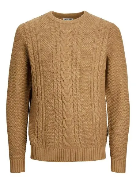 Jersey Jack and Jones Craig Knit Tostado Hombre