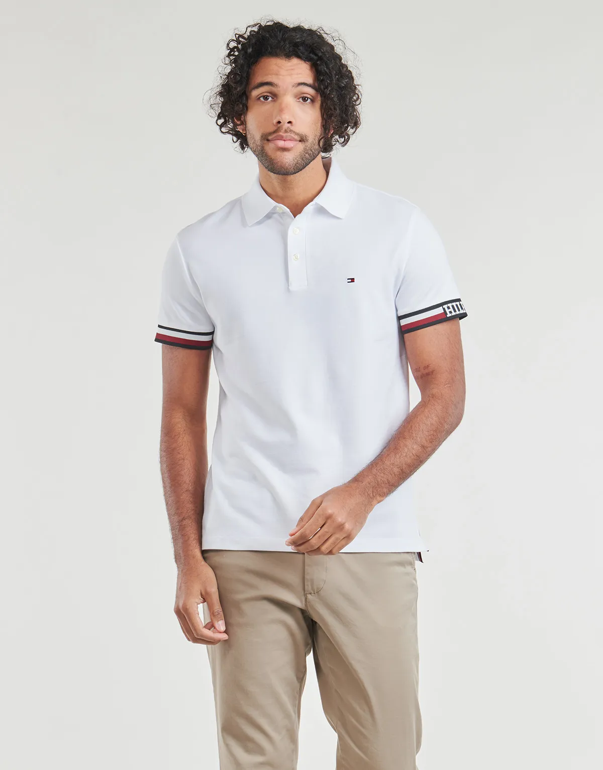 MONOTYPE FLAG CUFF SLIM FIT POLO