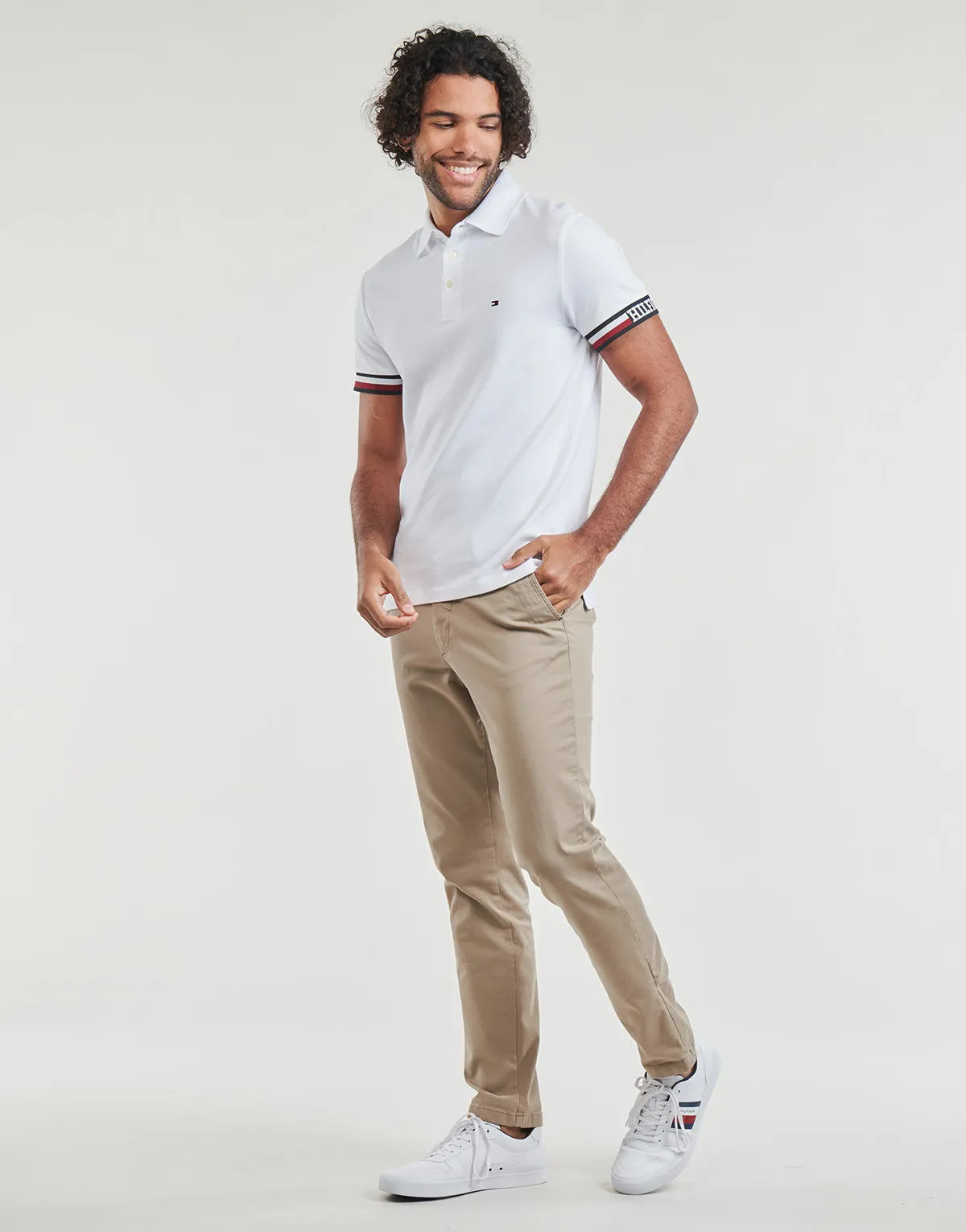 MONOTYPE FLAG CUFF SLIM FIT POLO