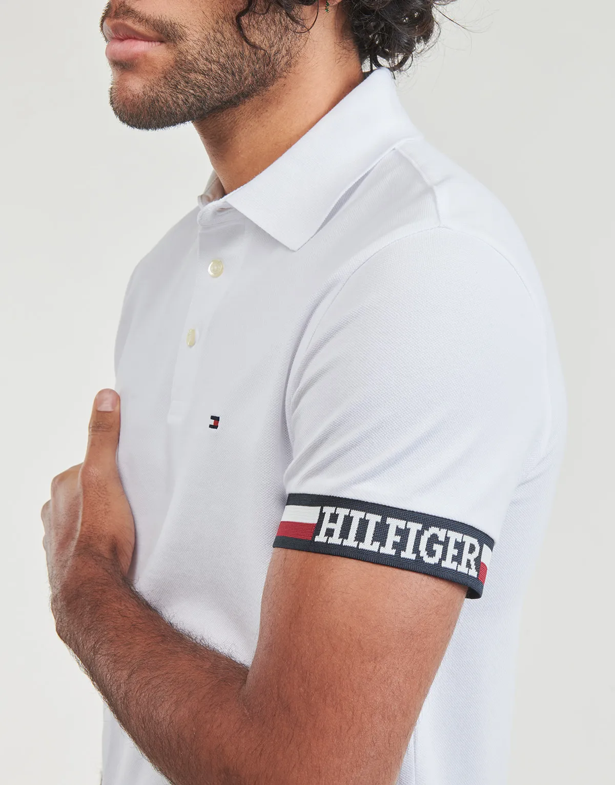 MONOTYPE FLAG CUFF SLIM FIT POLO