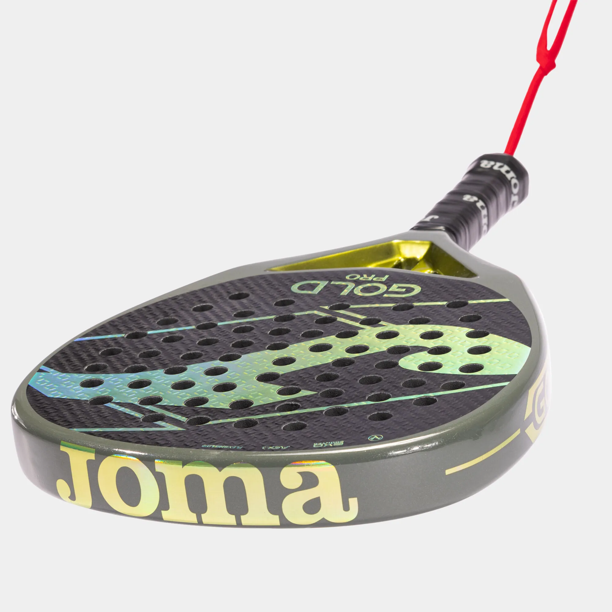 Pala de pádel Gold Pro verde amarillo