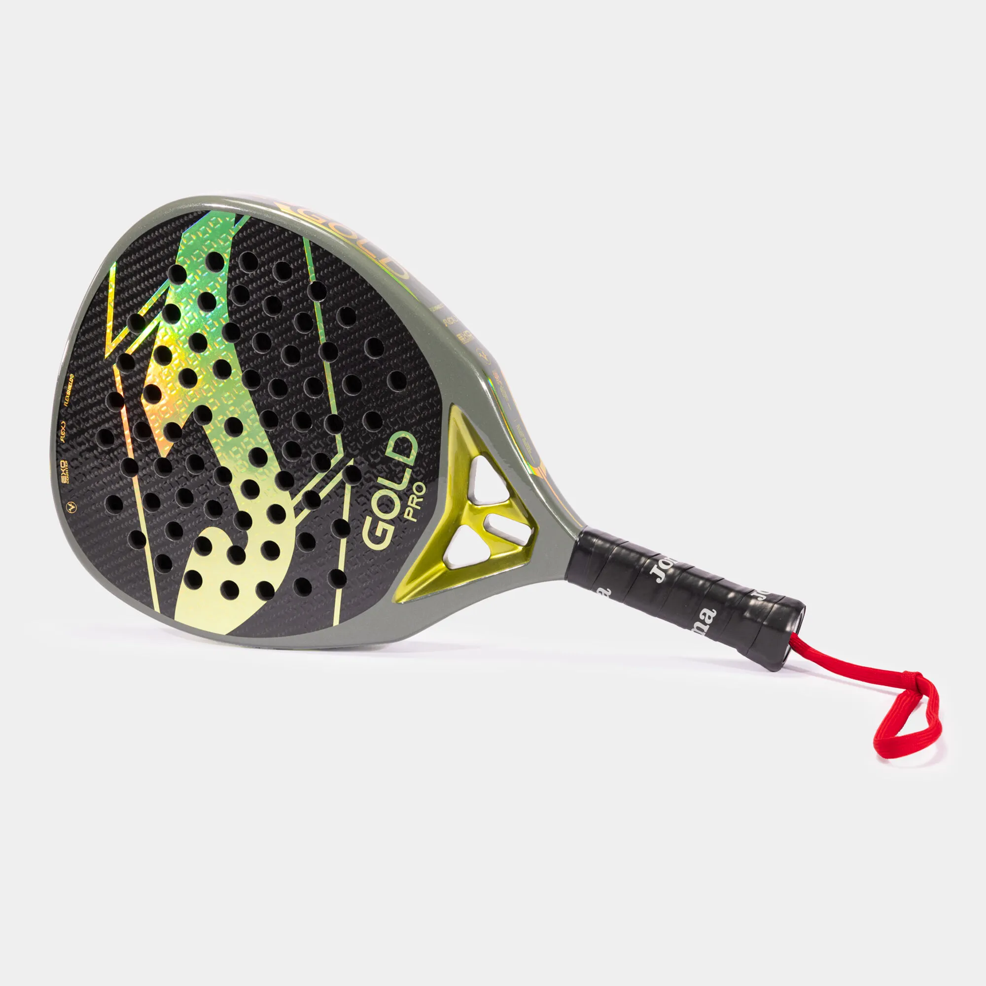 Pala de pádel Gold Pro verde amarillo