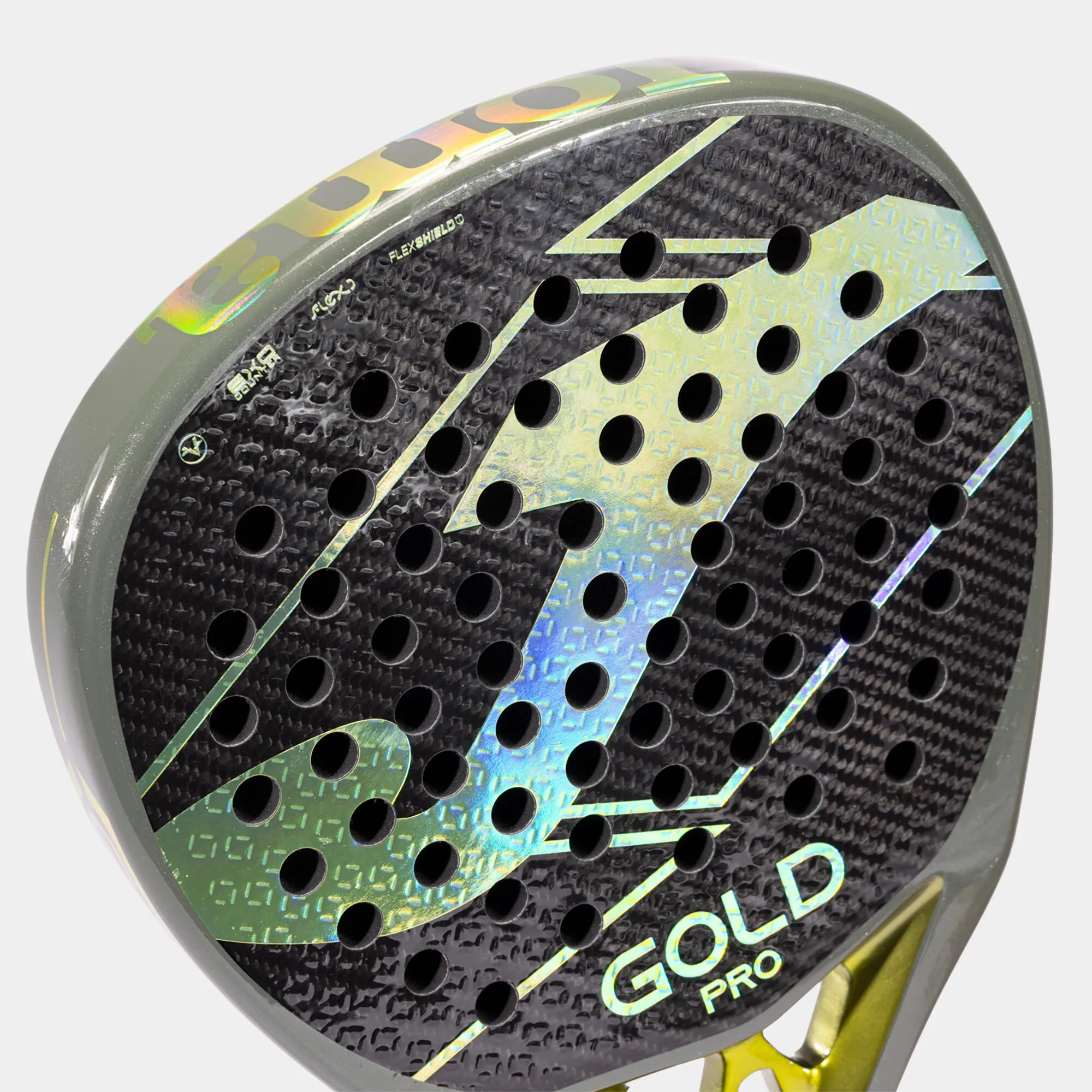 Pala de pádel Gold Pro verde amarillo