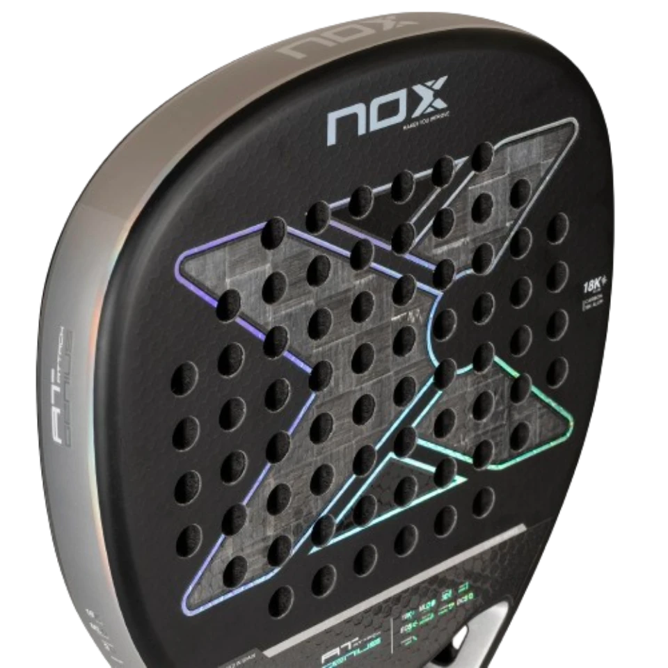 Pala de padel Nox AT Genius Attack 18K Agustin Tapia 2024