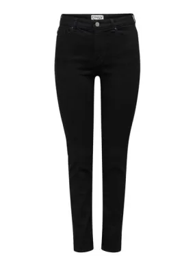 Pantalón Vaquero Only Sui Slim Negro Para Mujer