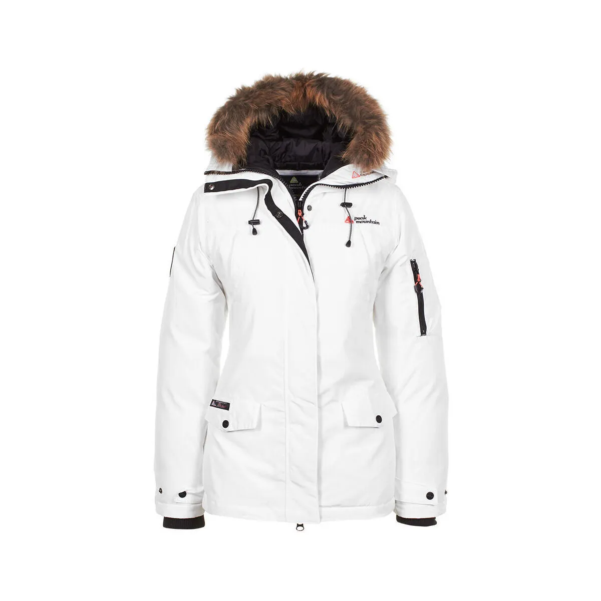 Parka de ski avec vraie fourrure femme AKADOZ