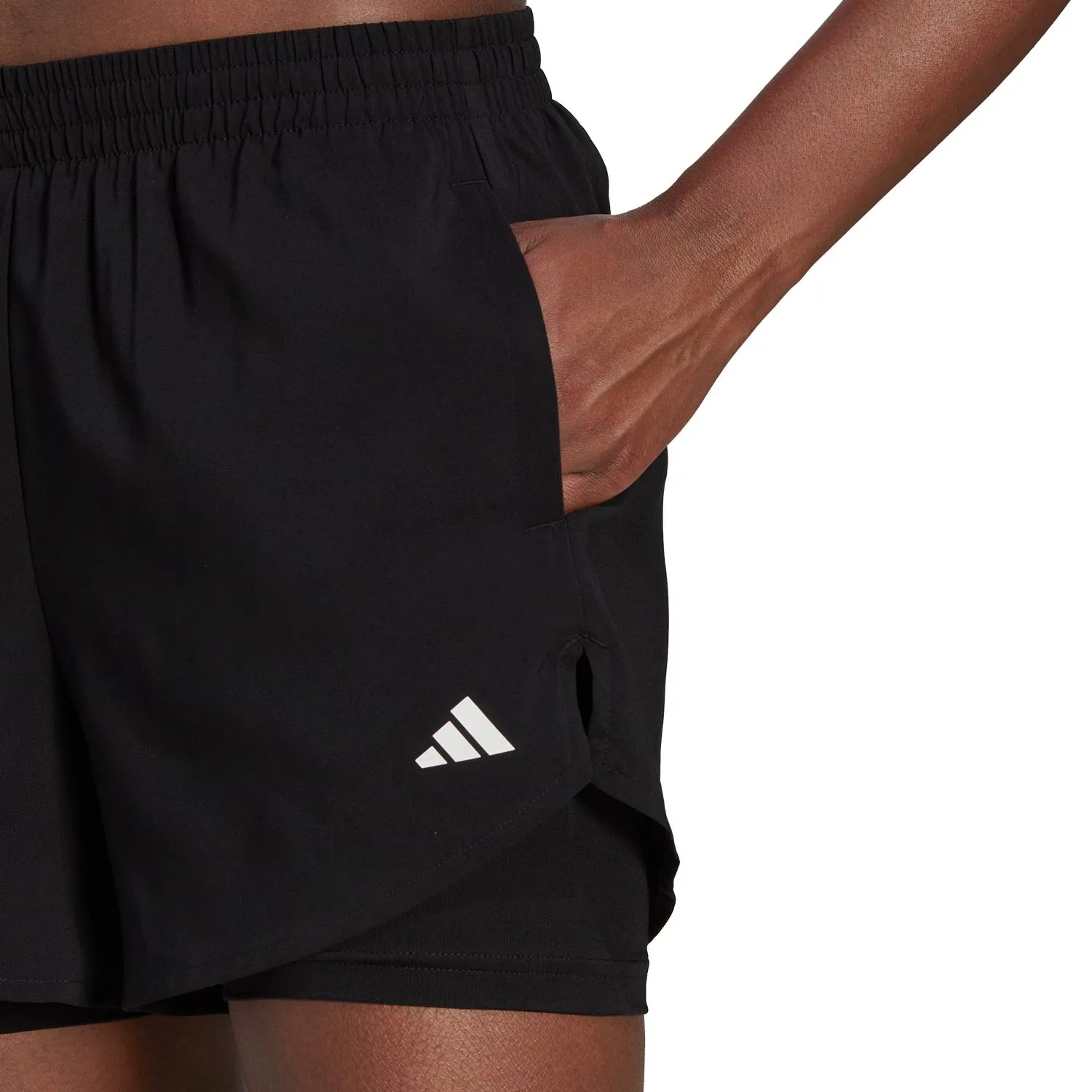 Short con malla adidas mujer 2 en 1