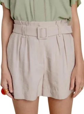 Short Naf Naf Edori beige para mujer