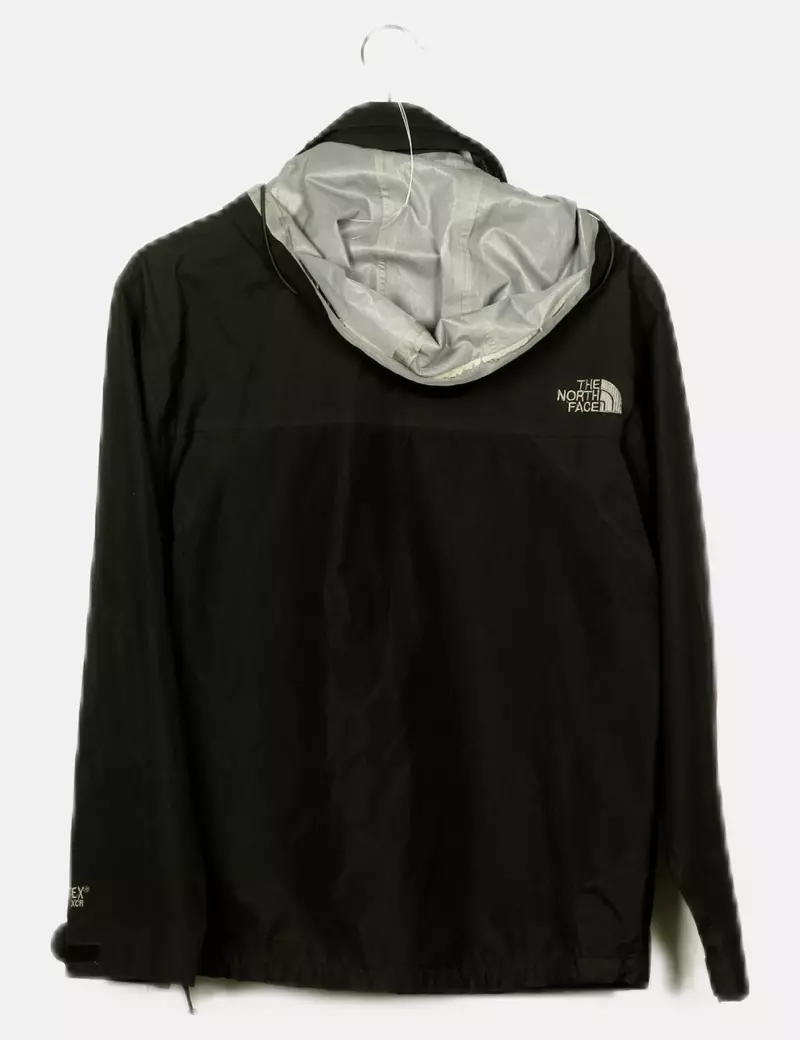 The North Face Chaqueta impermeable negra