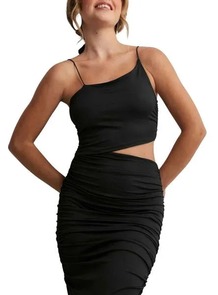 Vestido Only Lila Negro para Mujer