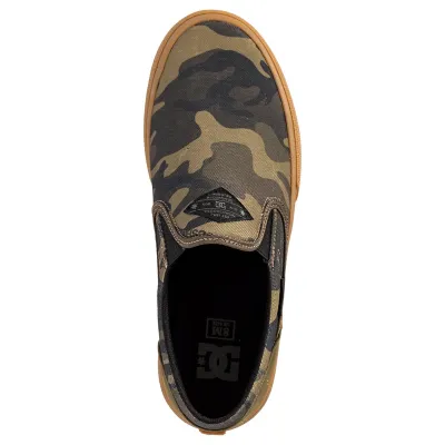 ZAPATILLAS DC TRASE SLIP-ON TX CAMO-CARAMELO (OVC)