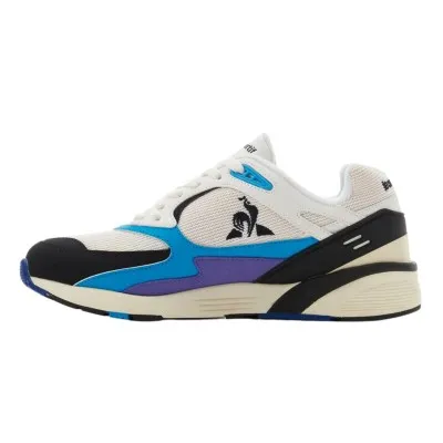 ZAPATILLAS LE COQ SPORTIF R1100 OG OPTICAL BLANCO/AZUL/VIOLETA