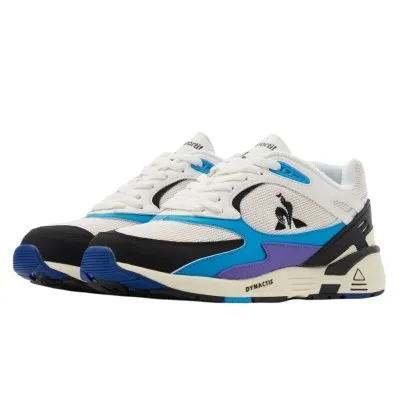 ZAPATILLAS LE COQ SPORTIF R1100 OG OPTICAL BLANCO/AZUL/VIOLETA