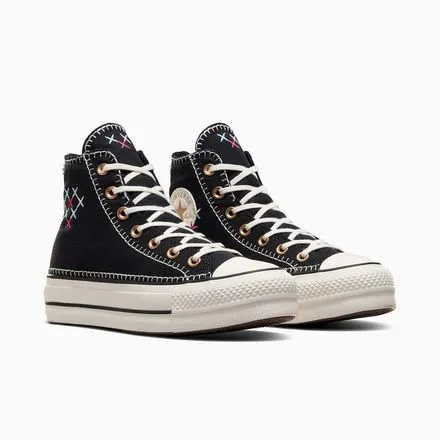 Zapatillas Mujer Chuck Taylor All Star Lift Platform Crafted Stitching