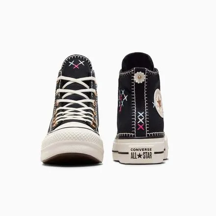 Zapatillas Mujer Chuck Taylor All Star Lift Platform Crafted Stitching